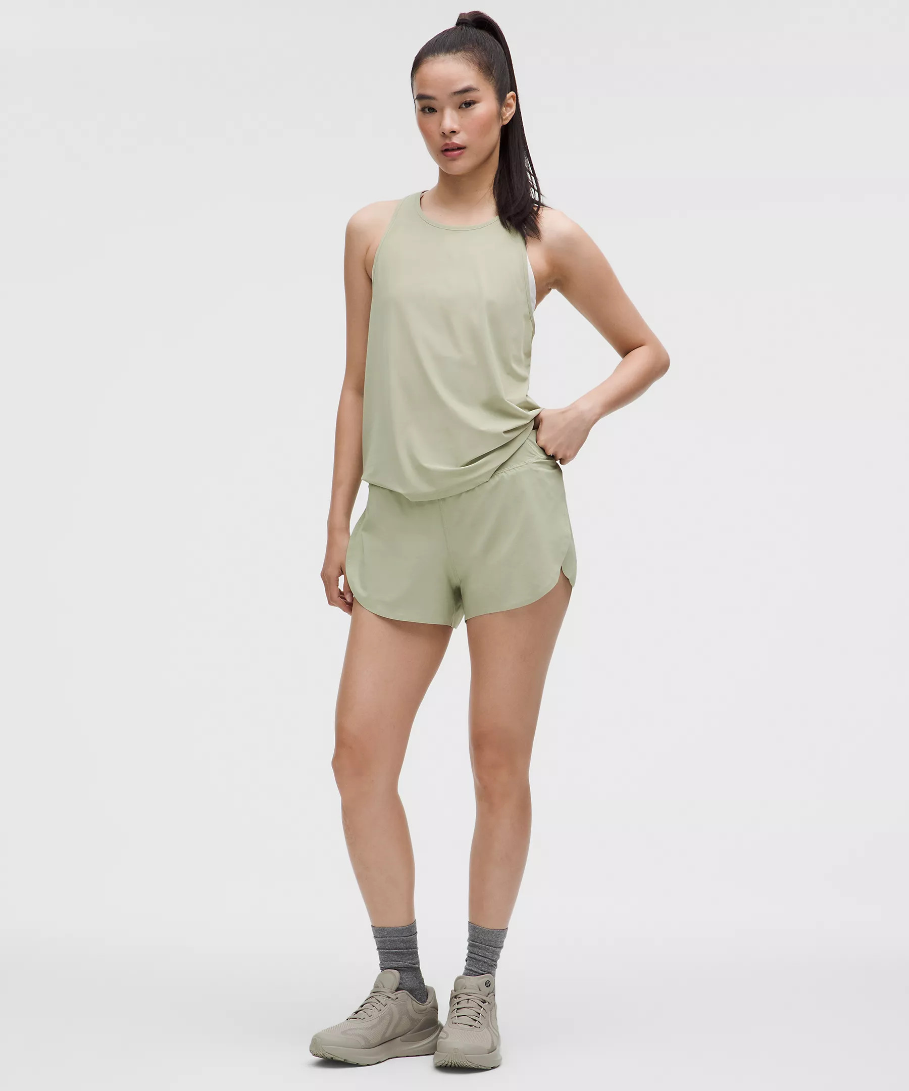 Fast and Free High-Rise Classic-Fit Split Short 3" | Lululemon (US)