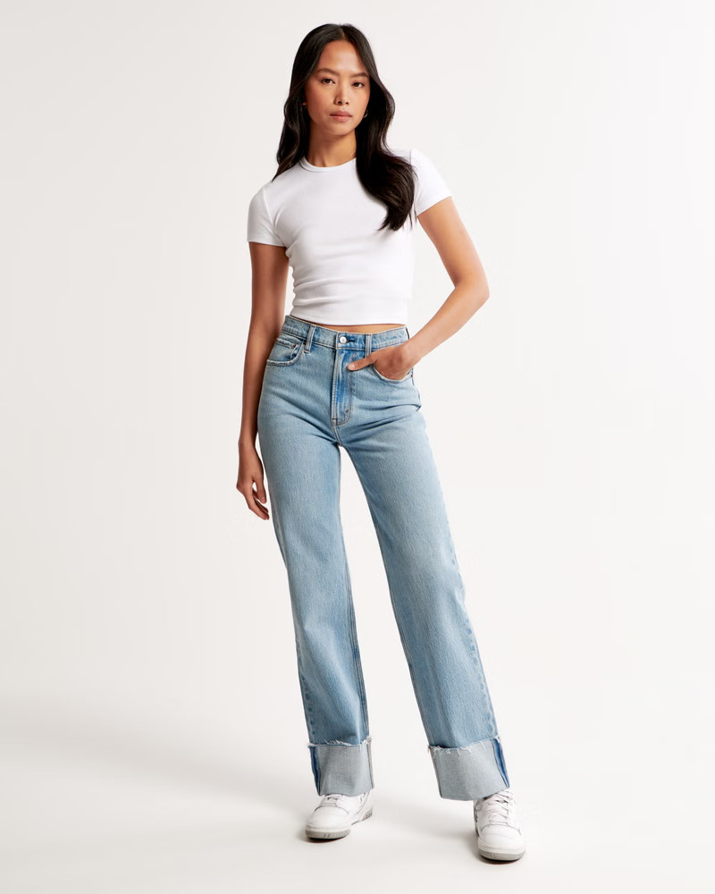 High Rise 90s Relaxed Jean | Abercrombie & Fitch (US)