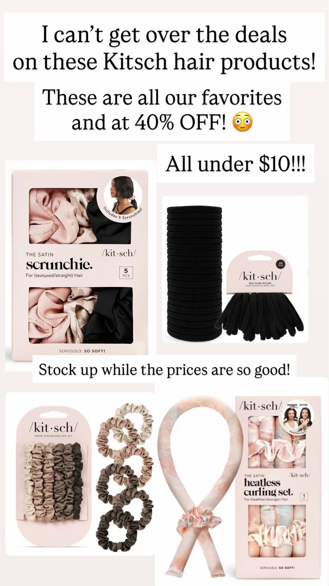 Kitsch hair products on sale for 40% OFF!!!!!!!

#LTKBeauty #LTKSaleAlert