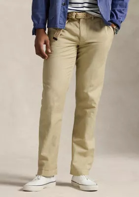 Polo Ralph Lauren Men's Straight Fit Linen-Cotton Pants, Beige, 36 x 30 | Belk