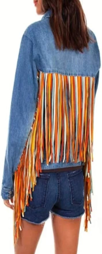 Scully Denim and Fringe Jacket | Amazon (US)
