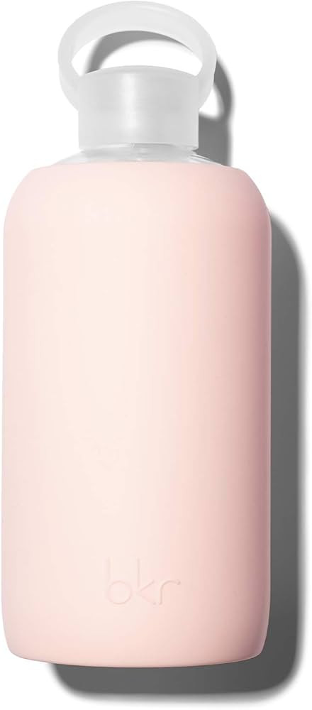 bkr - Big Smooth - Reusable Glass Water Bottle - Leakproof, Durable, Workout & Travel Friendly, C... | Amazon (US)