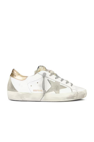 Golden Goose X REVOLVE Superstar Shearling Sneaker in White, Gold & Ice from Revolve.com | Revolve Clothing (Global)