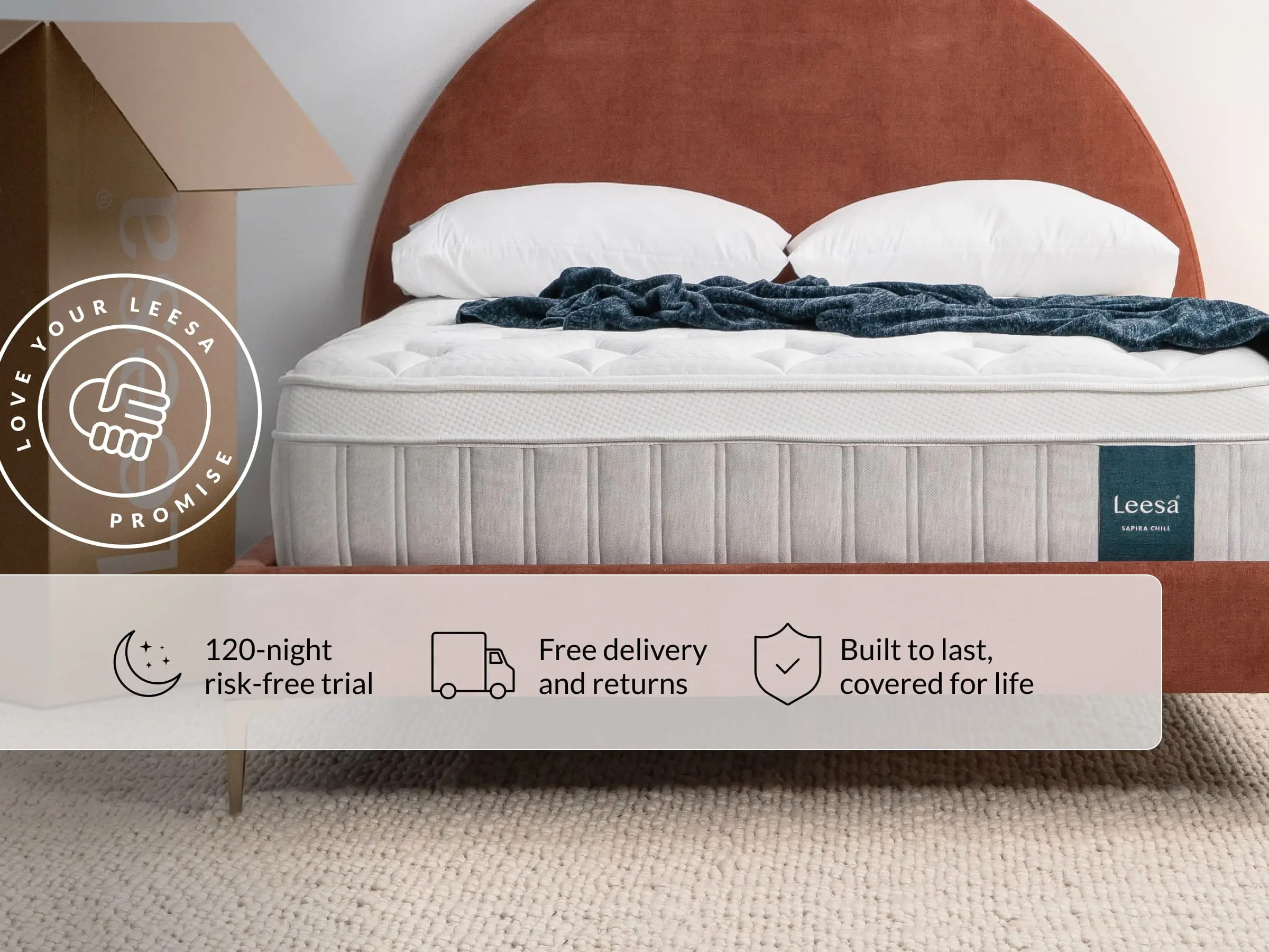 Sapira Chill® Hybrid Mattress | Leesa Sleep