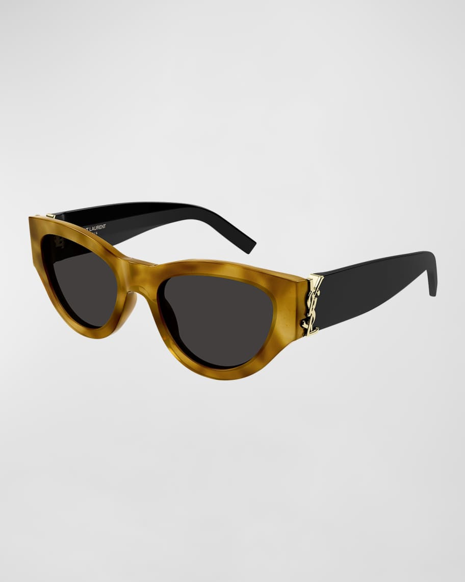 YSL Acetate Cat-Eye Sunglasses | Neiman Marcus