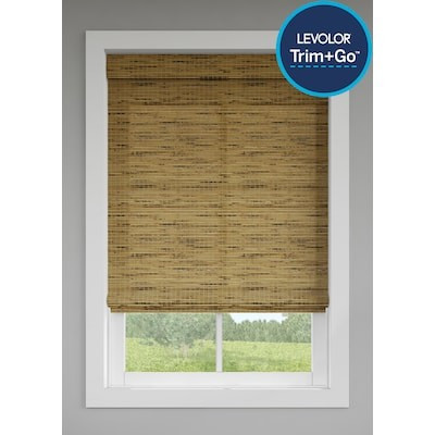 LEVOLOR  Trim+Go 36-in x 64-in Tatami Light Filtering Cordless Roman Shade | Lowe's