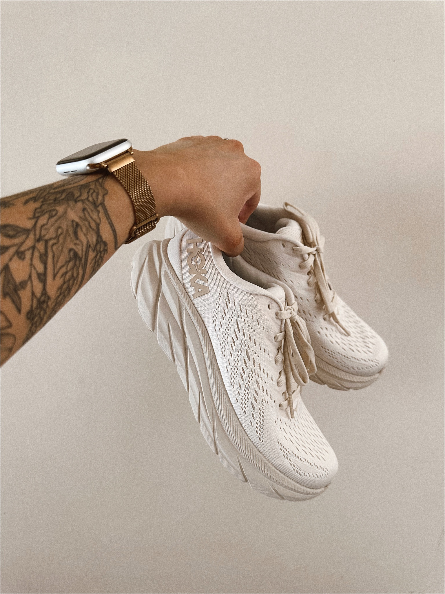 hoka Clifton 8 in eggnog 

#LTKworkwear #LTKshoecrush #LTKfit