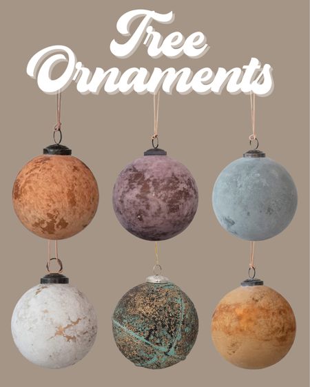 Muted, powdered and distressed Tree Ornaments!

#LTKSeasonal #LTKhome #LTKHoliday