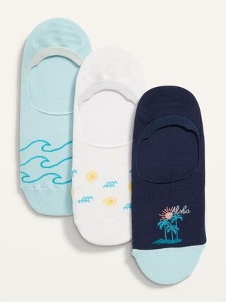 Novelty No-Show Sneaker Socks 3-Pack For Women | Old Navy (CA)