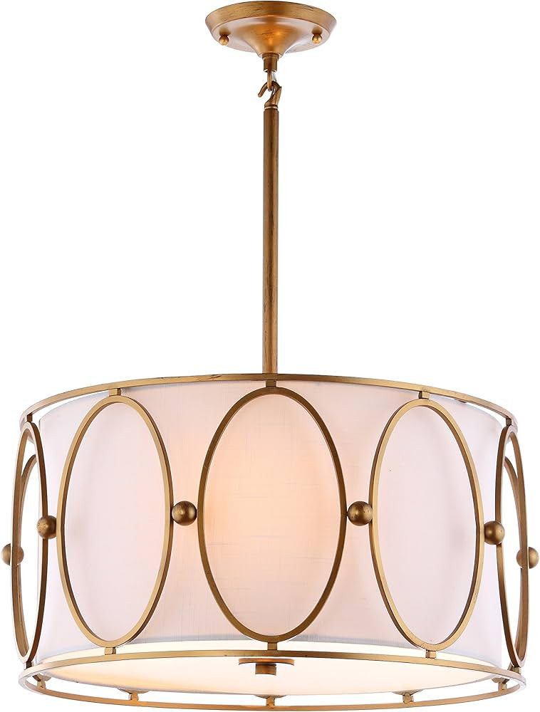 JONATHAN Y JYL9008A Violetta 3-Light 19" Metal LED Pendant, Contemporary, Modern, Transitional, O... | Amazon (US)