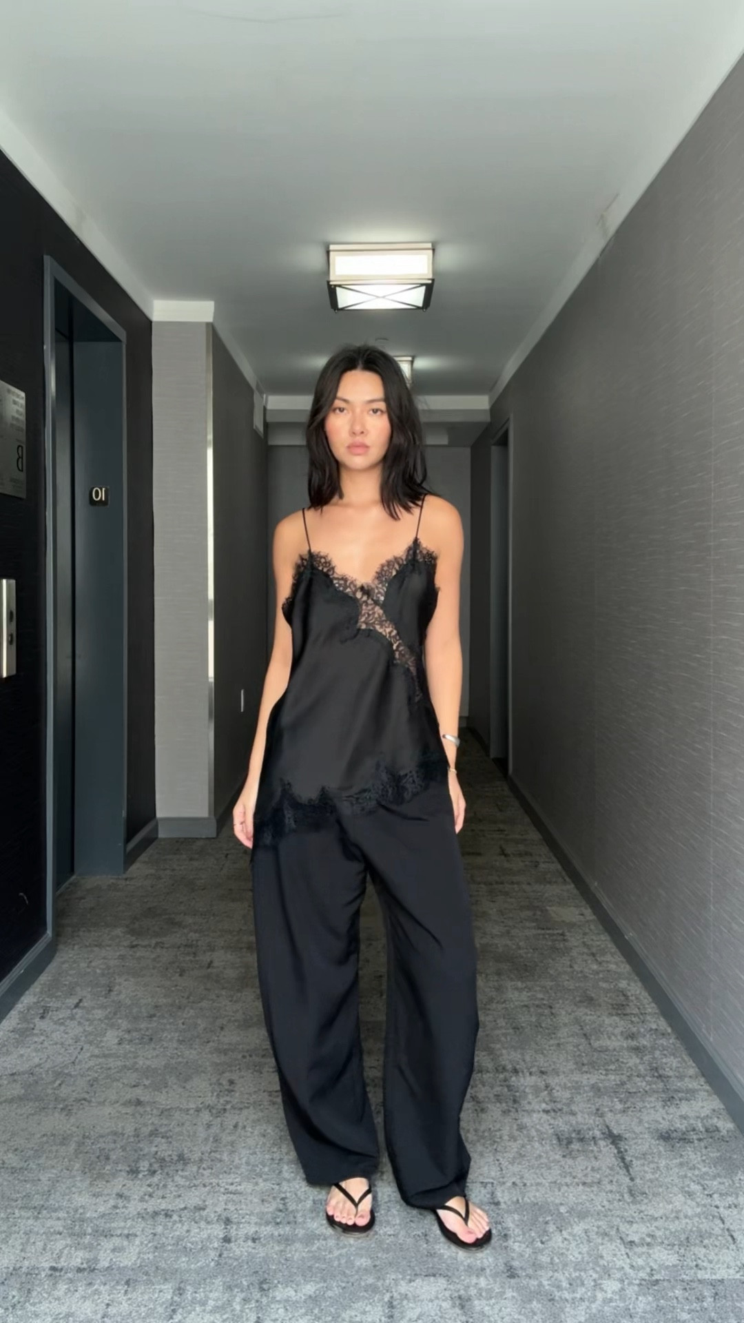 I got the top in a medium but should’ve done the small! Pants are size small 