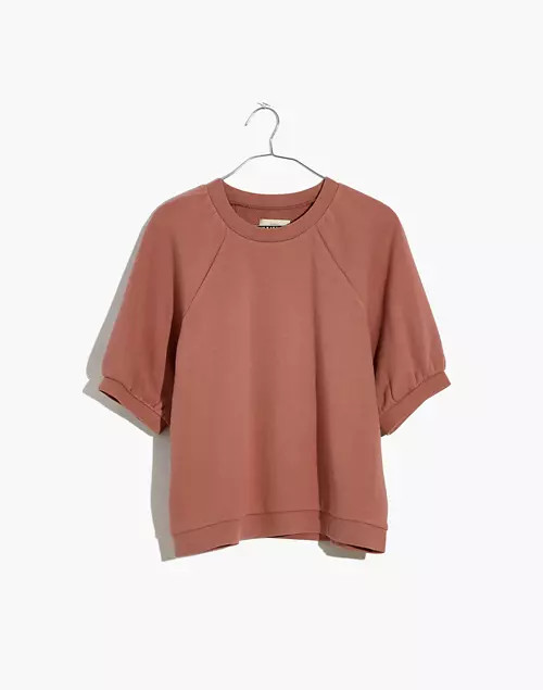 Puff-Sleeve Sweatshirt Tee | Madewell
