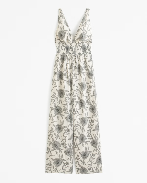 Scrunchie Strap Jumpsuit | Abercrombie & Fitch (US)