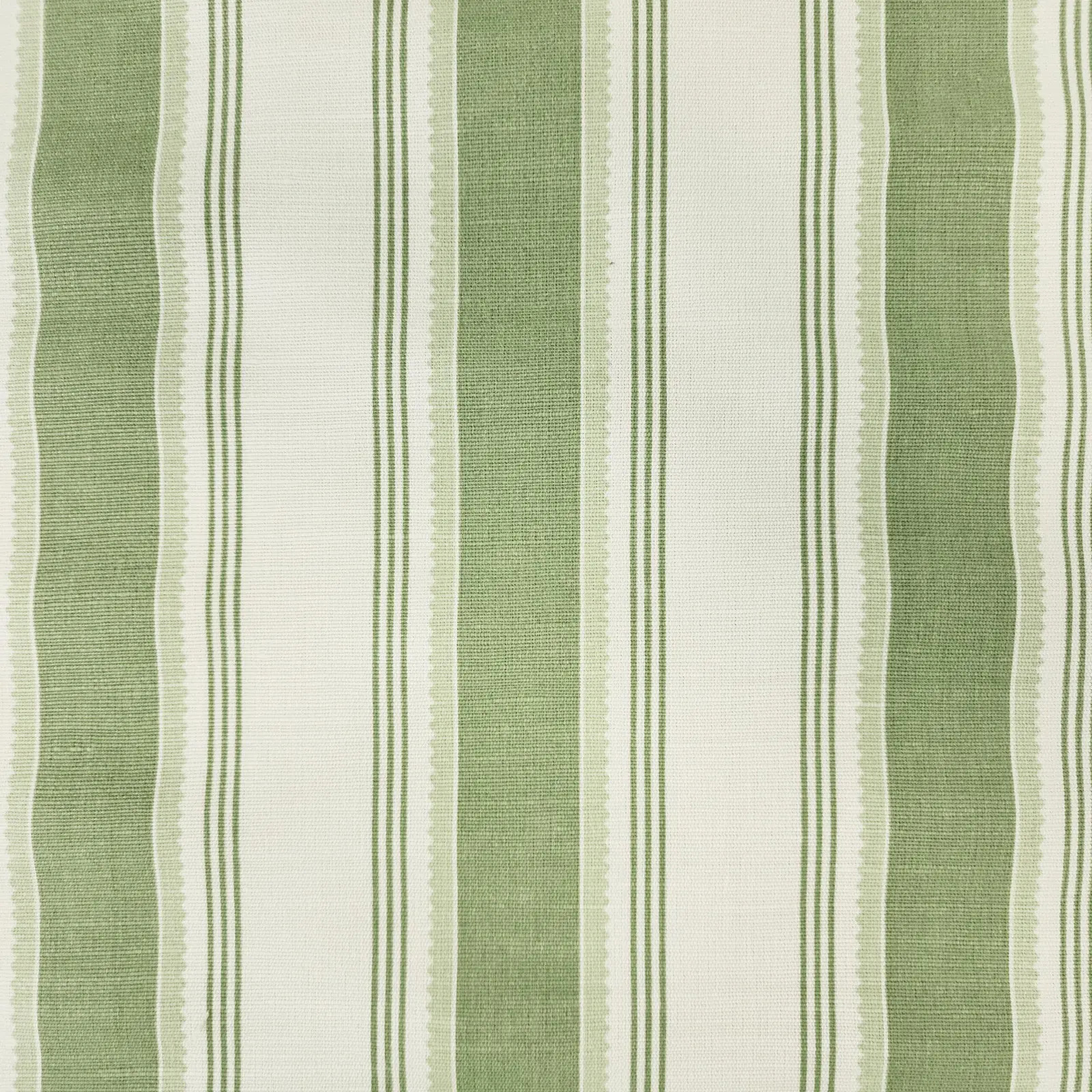 Bennison Tooth Stripe Designer Fabric by the Yard | Chairish