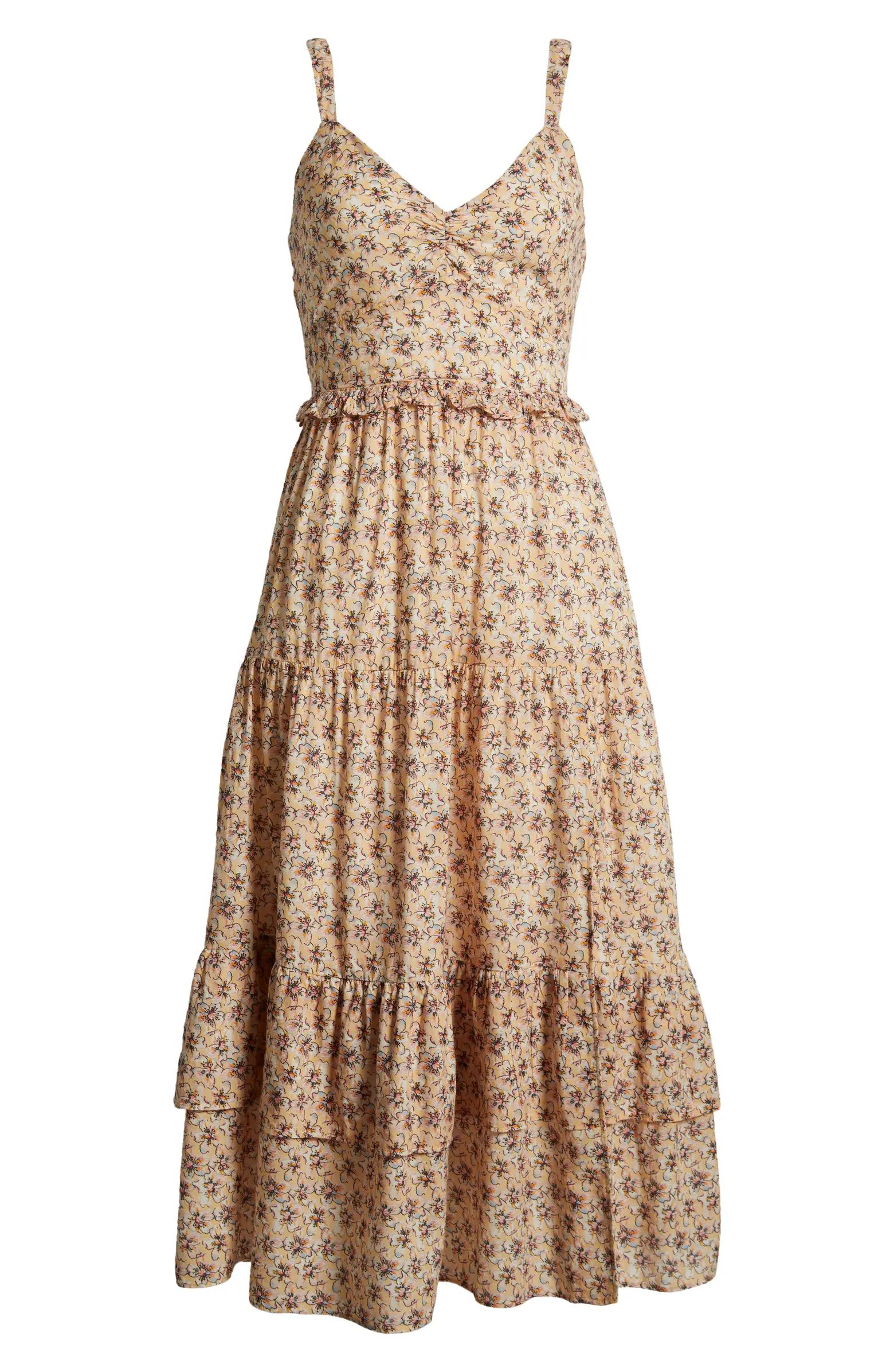 PAIGE Olivetta Floral A-Line Dress | Nordstrom | Nordstrom