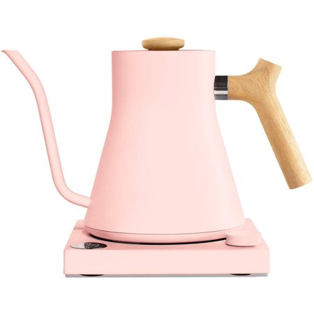 Fellow Stagg EKG, Electric Pour-over Kettle For Coffee And Tea, Warm Pink with Maple Wood Handle + L | Walmart (US)