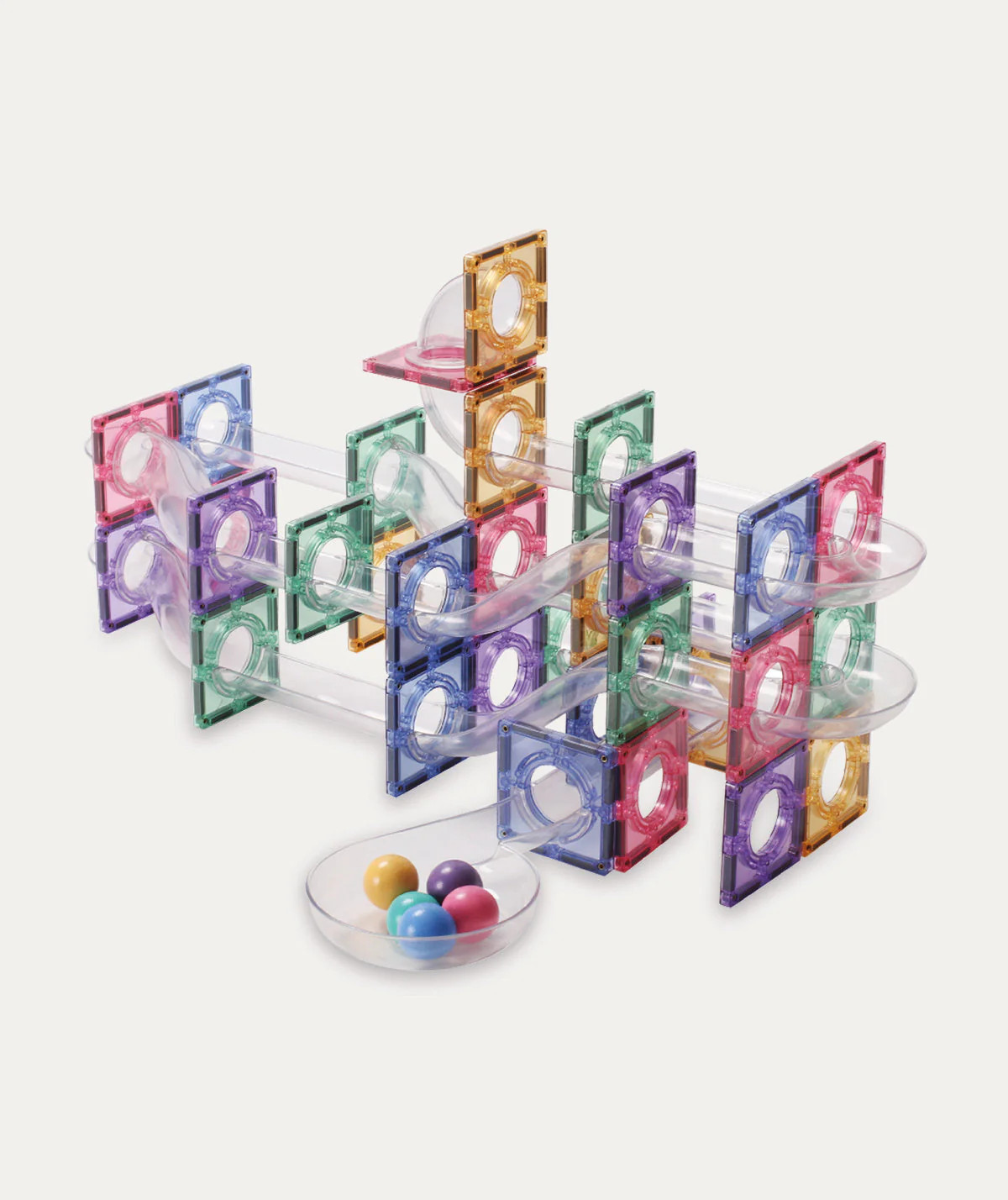Ball Run Clever Pack Pastel 110 Pieces - Multi | KIDLY