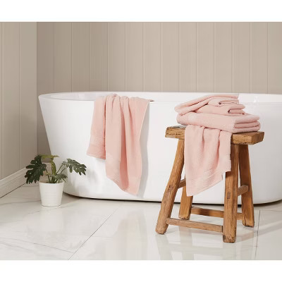 Truly Soft 6pc Quick Dry Bath Towel Set Blush | Target