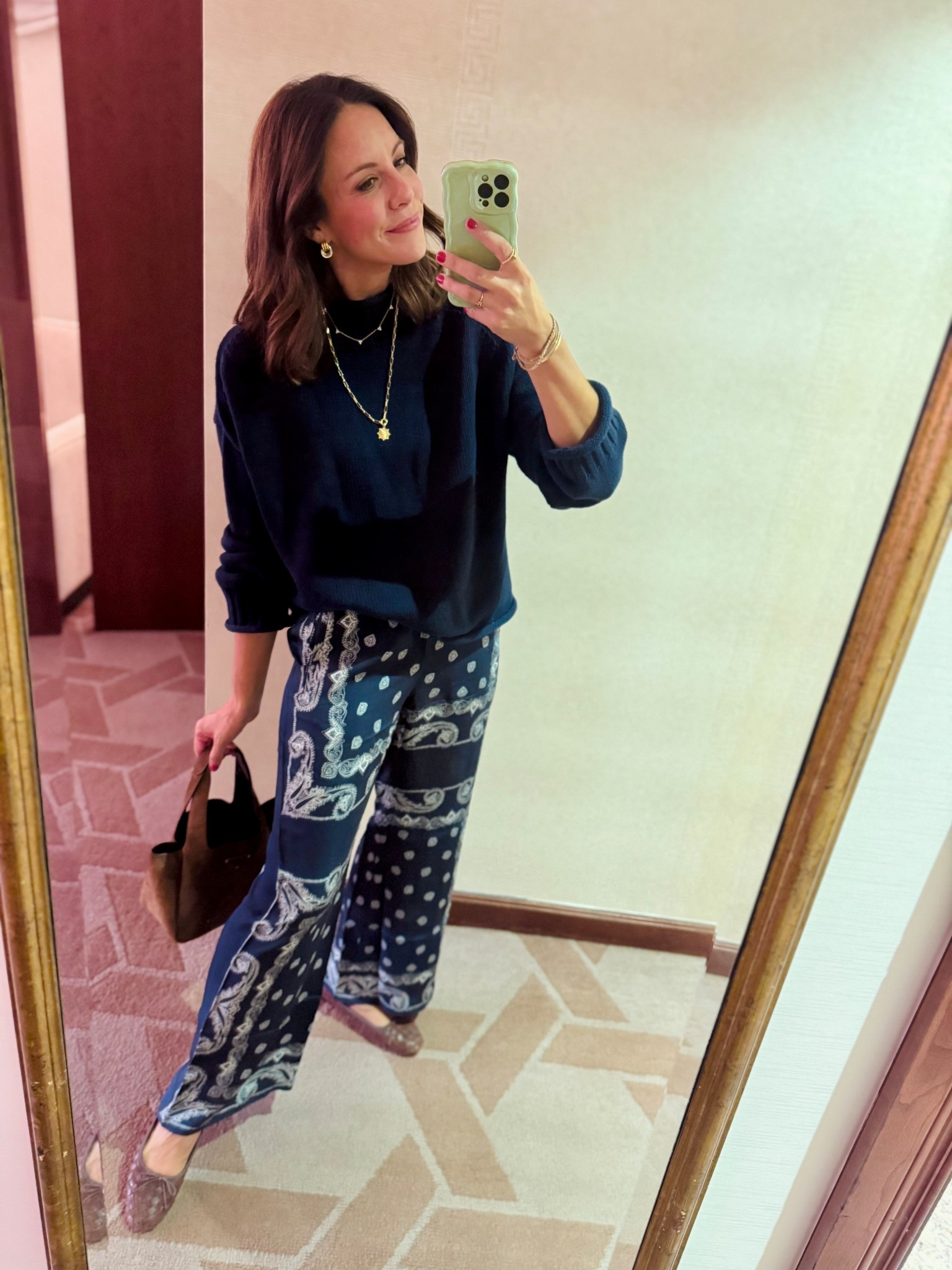 Beyond obsessed with these pants! Sweater not listed online yet on navy but it’s coming! Pants TTS, sweater size down. 

#LTKOver40 #LTKStyleTip #LTKSeasonal
