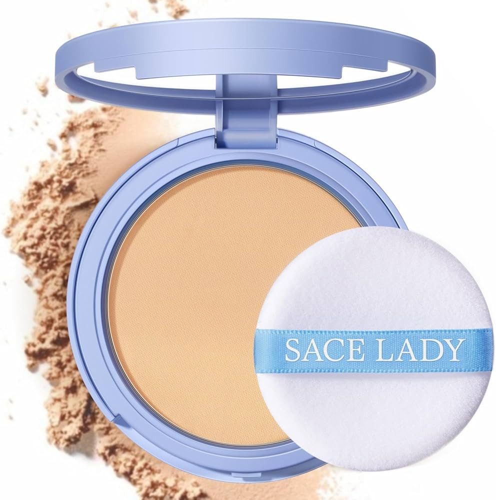 SACE LADY Face Powder Waterproof Sets Makeup, Controls Shine, Smooth Fine Lines for Flawless Ligh... | Amazon (US)