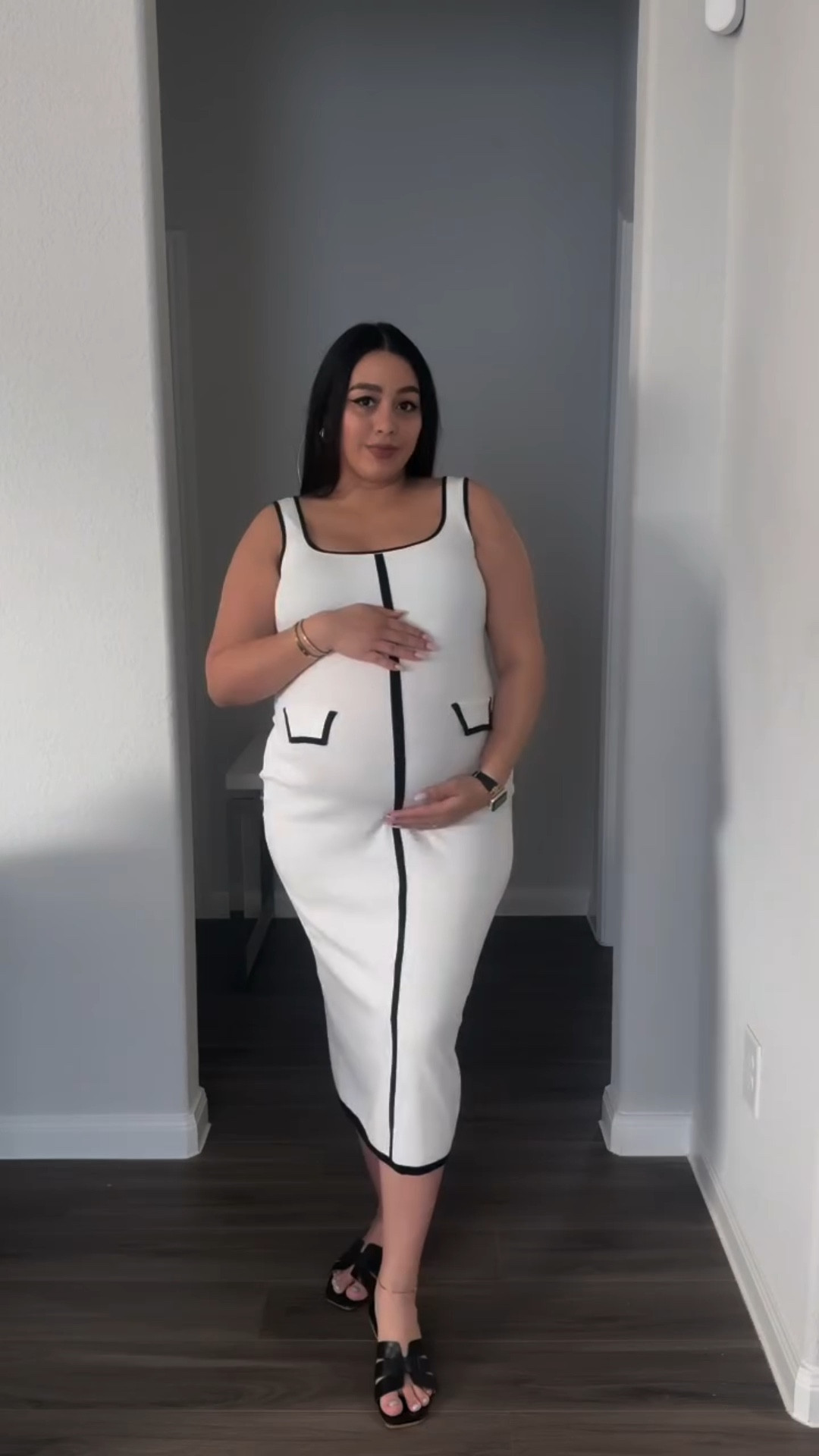 Lately, it’s been so hard to find pieces that fit me well. I’m already 8 months pregnant, and it’s getting harder and harder to find outfits that make you feel chic and comfortable at the same time.

Luckily, this store @saodimallsu_fashion @saodimallsu.us has the most stunning, pregnancy-friendly pieces that fit beautifully. I’m wearing both of these dresses in my regular size L, and they fit perfectly.

Linked on my Amazon storefront and LTK.

#contentcreator #pregnancydress #saodimallsu 

Pregnancy dresses, style the bump, stretchy dresses for pregnant woman, Amazon fashion for pregnant woman.