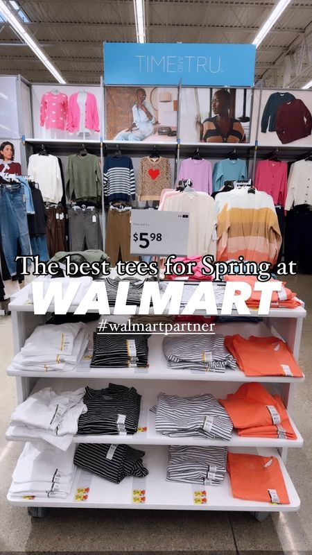 I’m so excited about these perfect tees for spring I found for only $5.98!!!!! #walmartpartner Of course, I grabbed allll of the stripes but they come in solid colors as well!!! There are so many cute @walmartfashion spring arrivals happening already!!!! #walmartfashion
⬇️⬇️⬇️
Tees TTS wearing small
Neutral sweatshirt sized up to large
Utility top size small



#LTKstyletip #LTKfindsunder50 #LTKSeasonal
