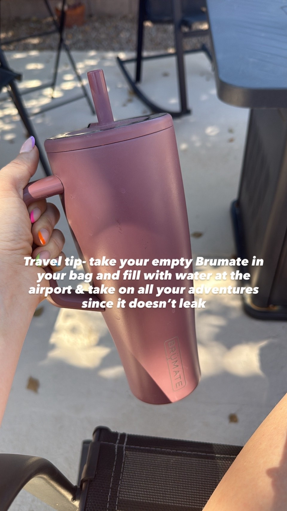 The brumate cup is the only one that I’ve found that doesn’t leak! I brought it with us to the airport empty and then filled with water once we were through security! It doesn’t leak so I threw it in my bag on the plane with now worries! 

#LTKselfcare #LTKTravel #LTKdayinmylife
