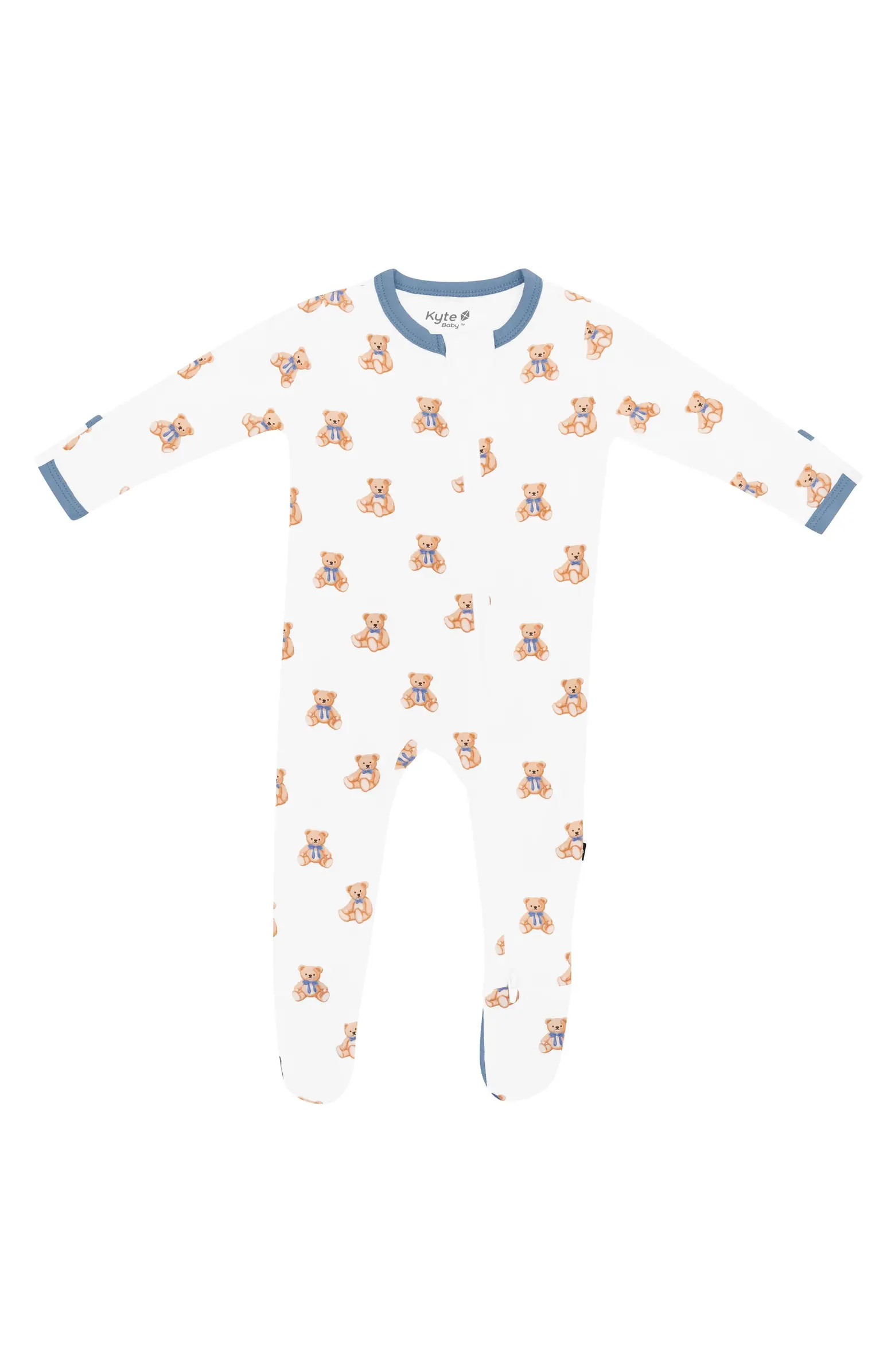 Teddy Bear Zip-Up Footie | Nordstrom