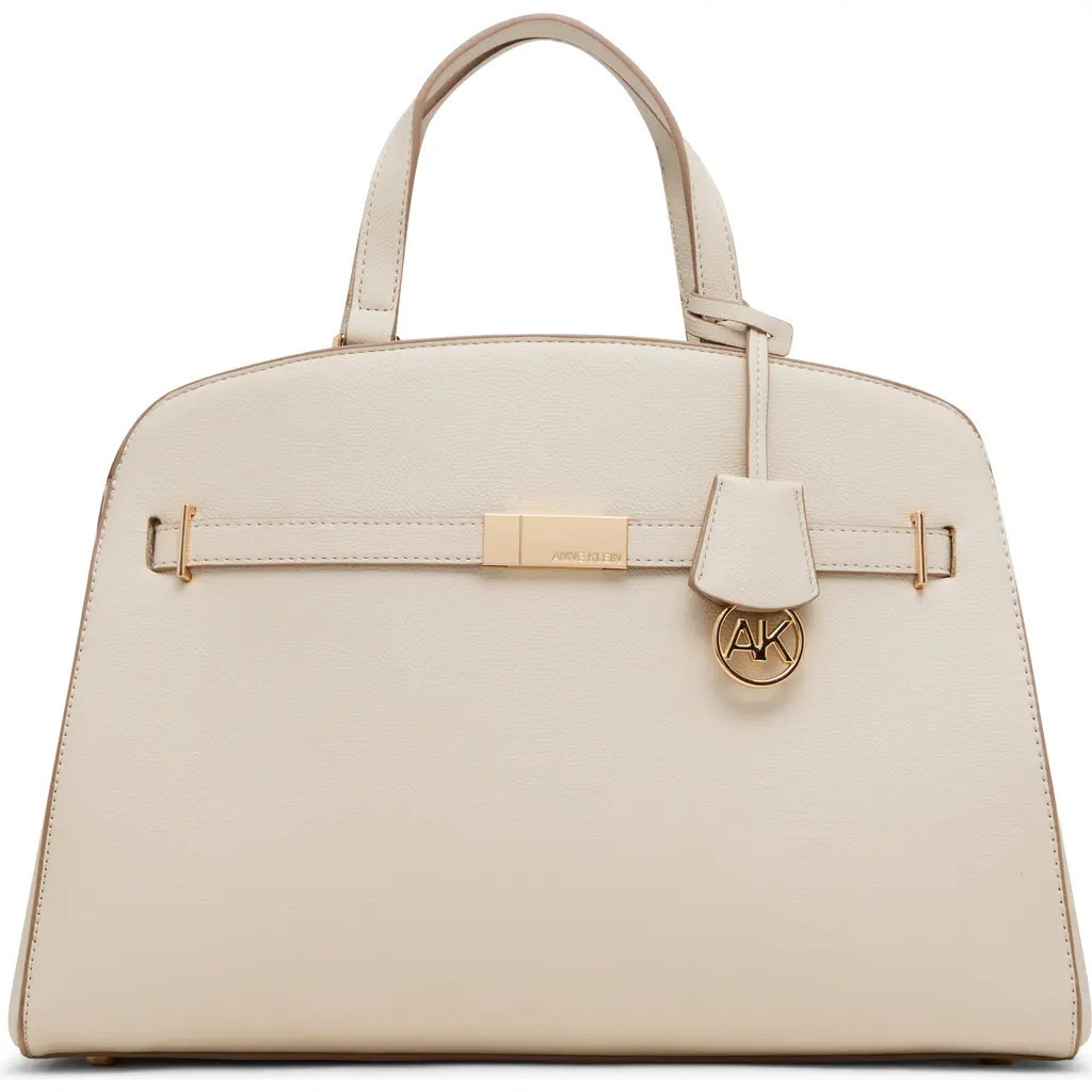 Anne Klein Large Belted Satchel in Parchment at Nordstrom Rack | Nordstrom Rack