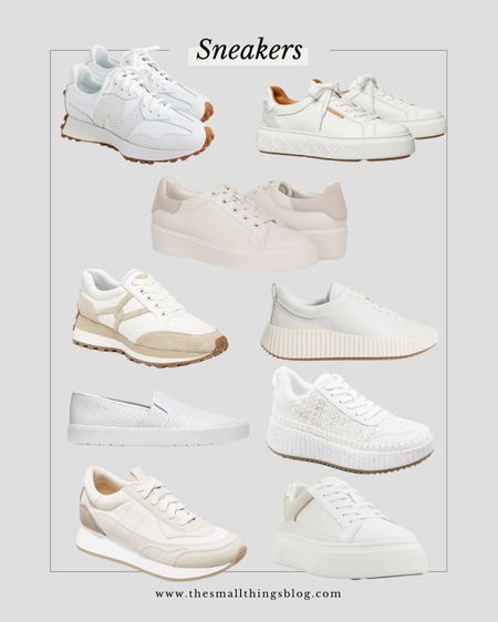 In the search for some classic and comfy white sneakers for spring? I’ve got you covered at a variety of price points  