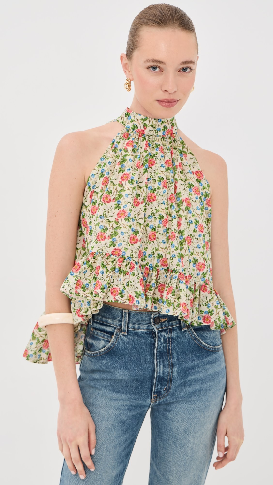 Azeeza Plath Cotton Voile Top | Shopbop | Shopbop
