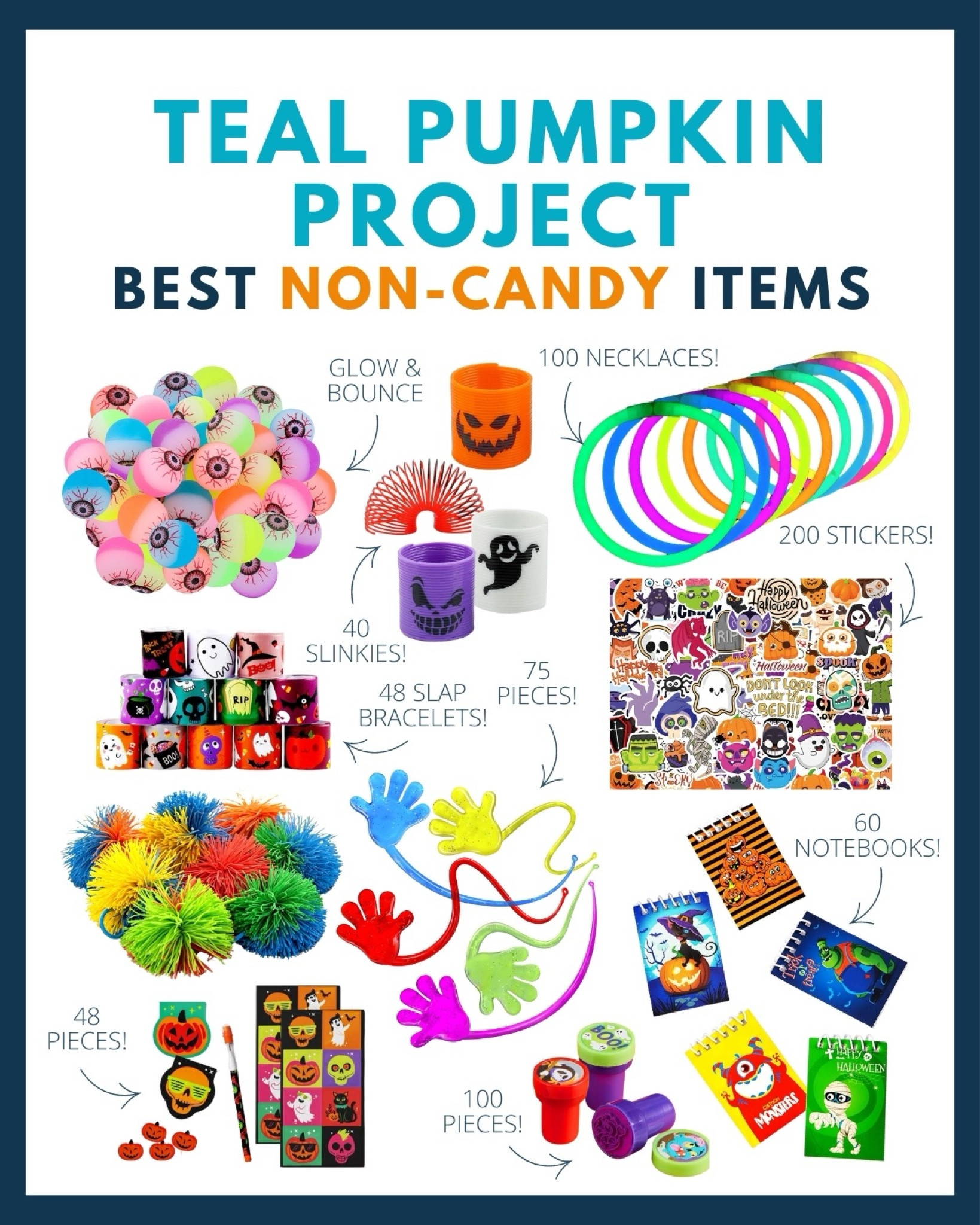 If you participate in the Teal Pumpkin Project each year or you just like to give an alternative to sugar, these are the best non-candy items to buy in bulk at the best prices! 🤩👻🎃 

#LTKKids #LTKSeasonal #LTKHalloween