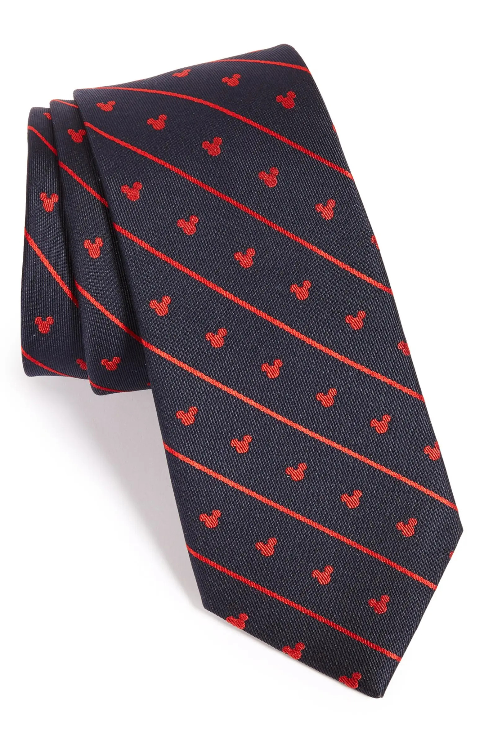 Disney - Mickey Mouse Stripe Silk Tie | Nordstrom