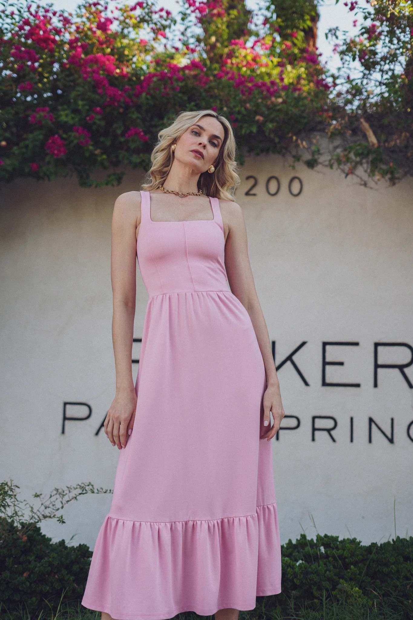 The Bernadette Dress - Light Pink | Smith and Quinn