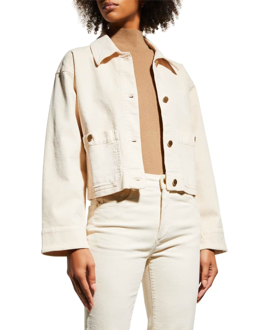 DL1961 Premium Denim Tilda Corduroy Shirt Jacket | Neiman Marcus