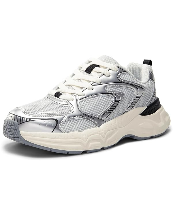 DREAM PAIRS Women's Platform Chunky Fashion Sneakers Walking Lace-Up Celi Comfortable Y2K-Style S... | Amazon (US)