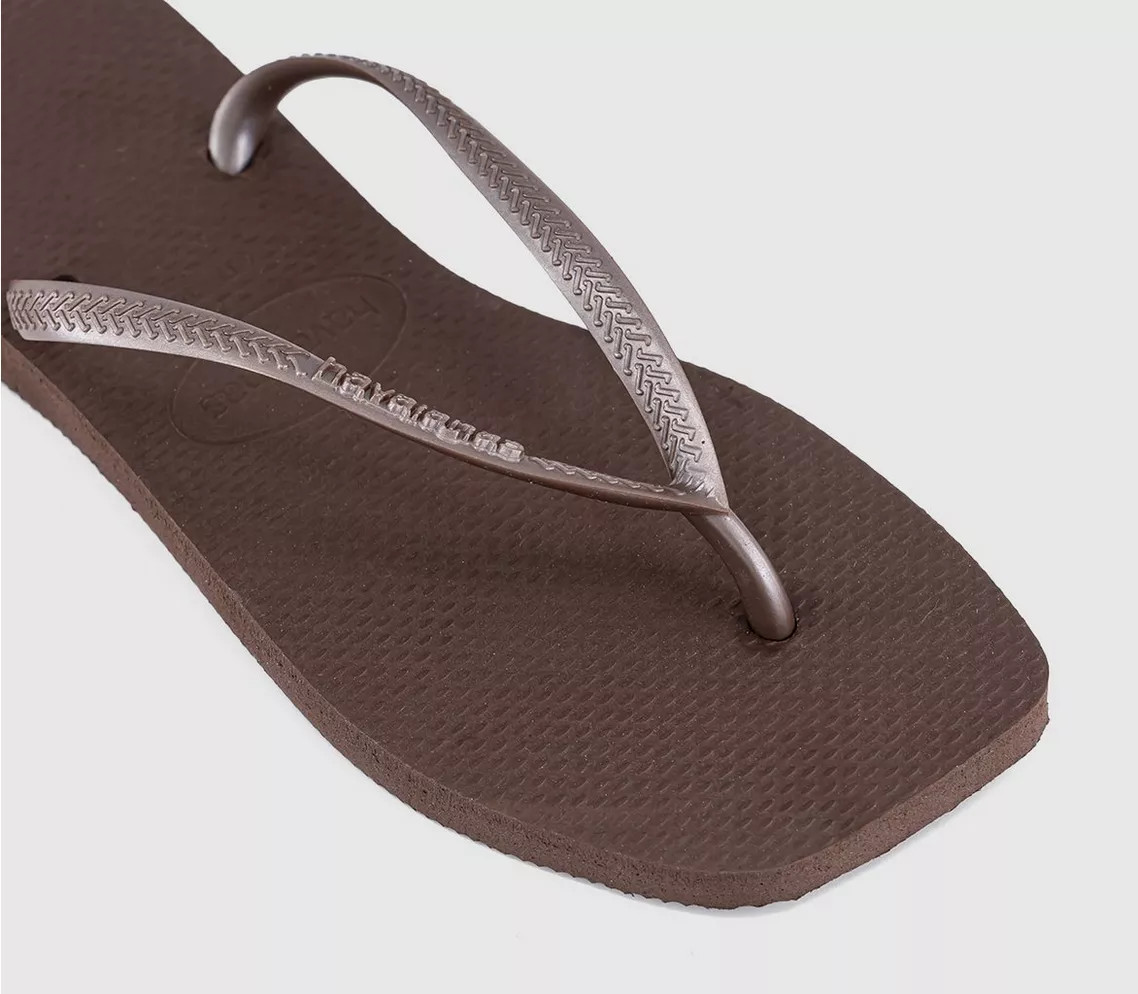 Slim Square Flip Flops | Office Shoes (UK)