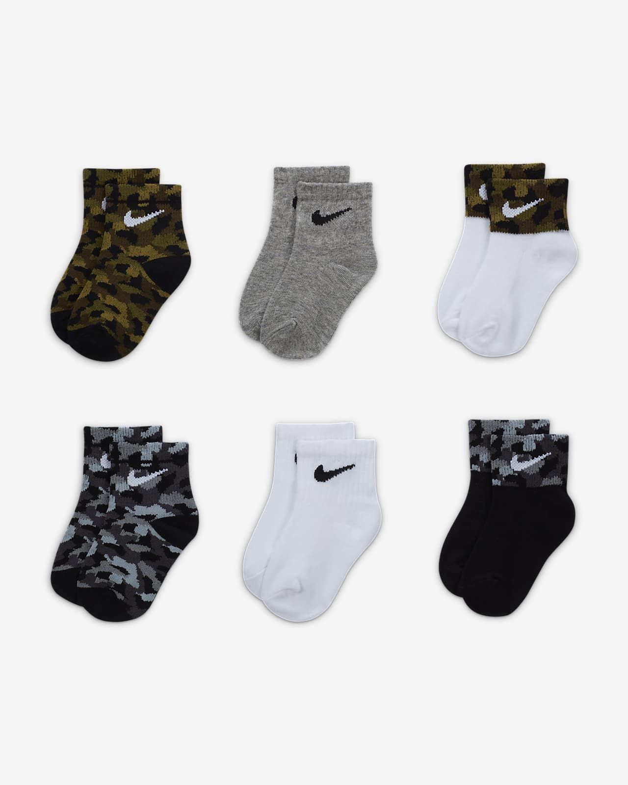 Nike Baby Ankle Socks (6 Pairs). Nike.com | Nike (US)