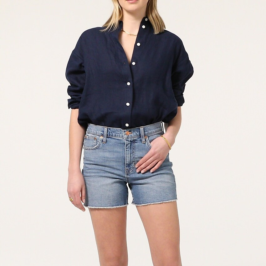 High-rise denim short in Tea Time wash | J. Crew US