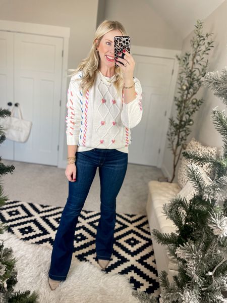 Weekend Walmart wins try on 
Colorful stitch sweater medium 

#LTKSeasonal #LTKstyletip #LTKunder50