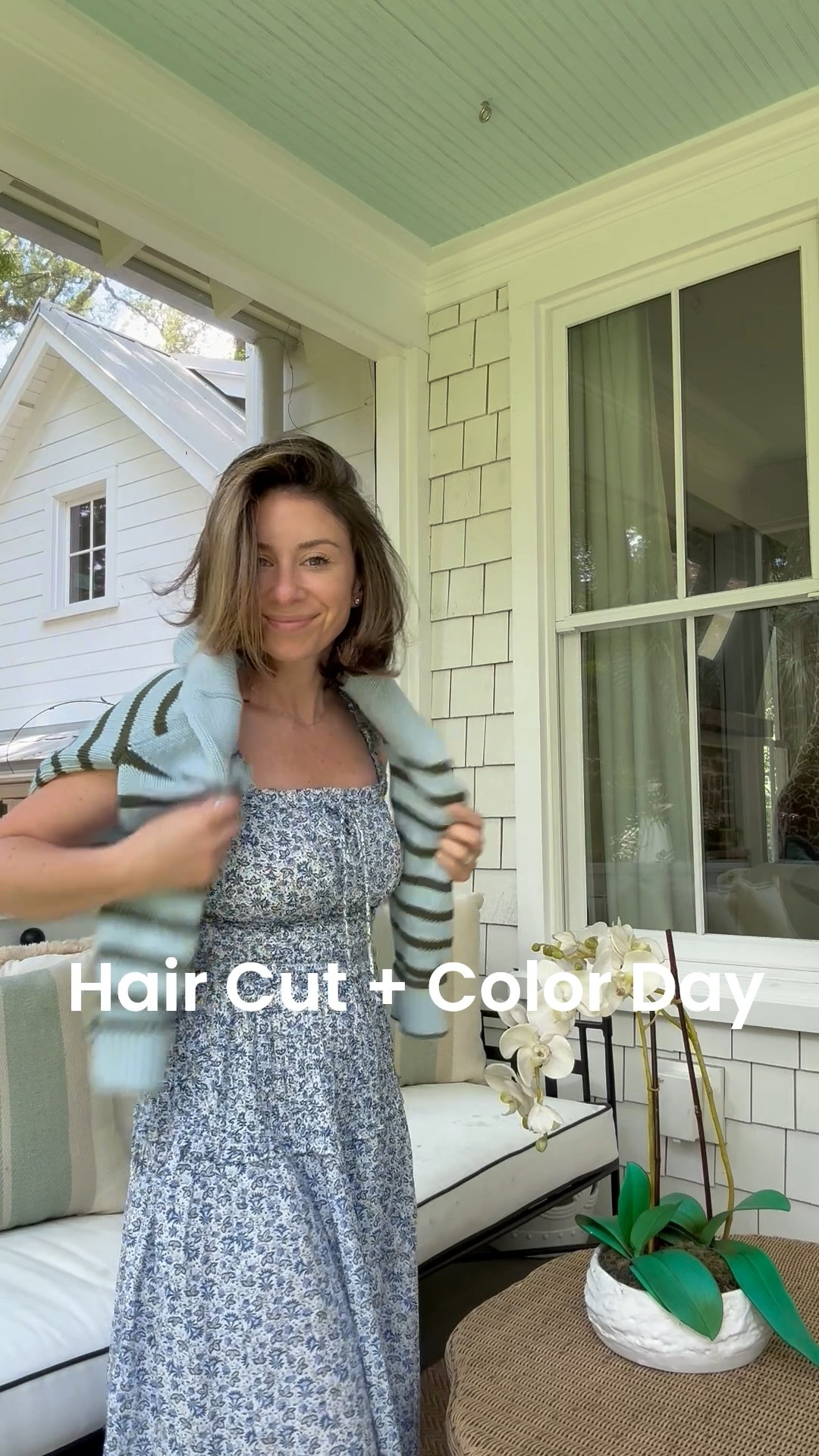 Nothing feels better! This striped cotton sweater from Tutto is a great pattern play pairing with the pretty little blue floral in the Doen GAP summer dress. 

#LTKStyleTip #LTKSummerEdit #LTKFindsUnder100