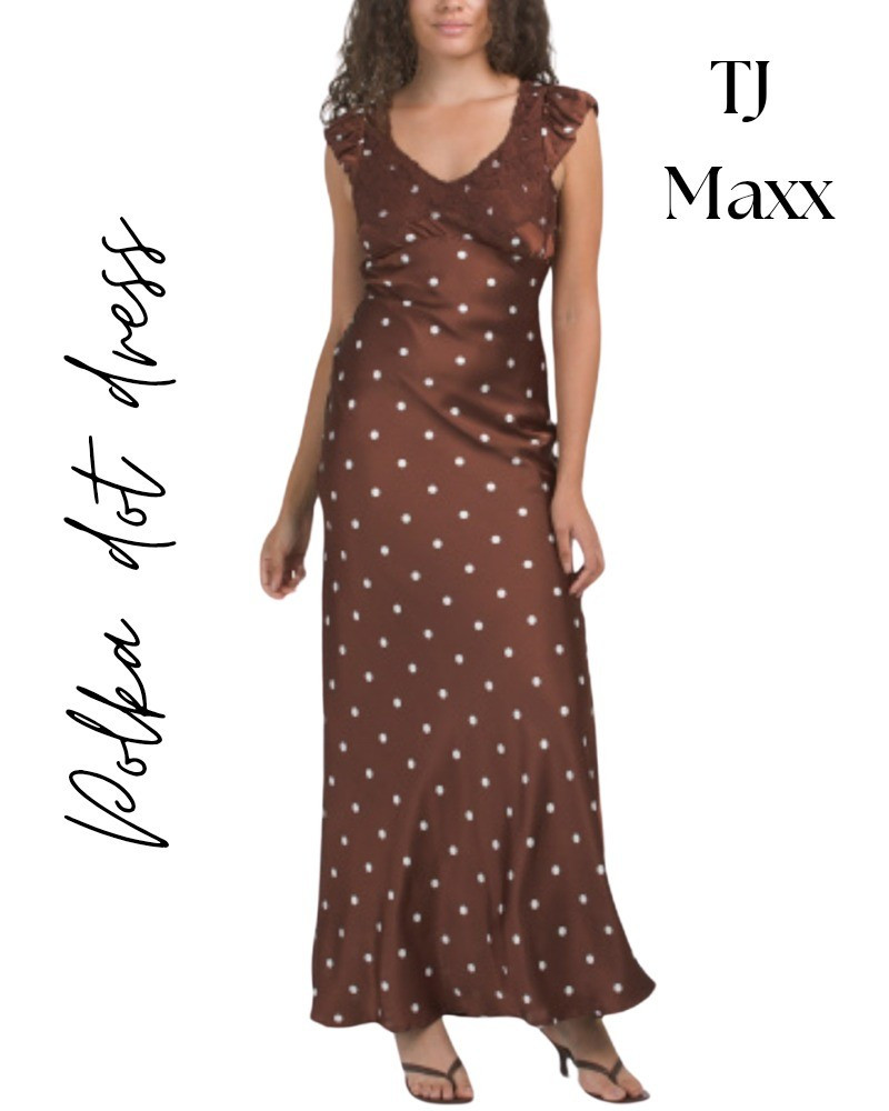 TJ Maxx, brown maxi dress, polka dots, summer, fall.

#LTKSaleAlert #LTKStyleTip #LTKFindsUnder50