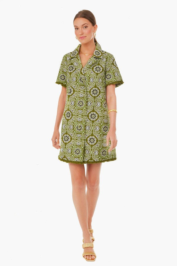 Moss Medallion Marley Dress | Tuckernuck (US)