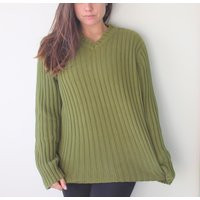 1990S Express Green Sweater...size Large...colorful. Bright. Retro. 1980S Sweater. Rad. Cardigan. Gr | Etsy (US)