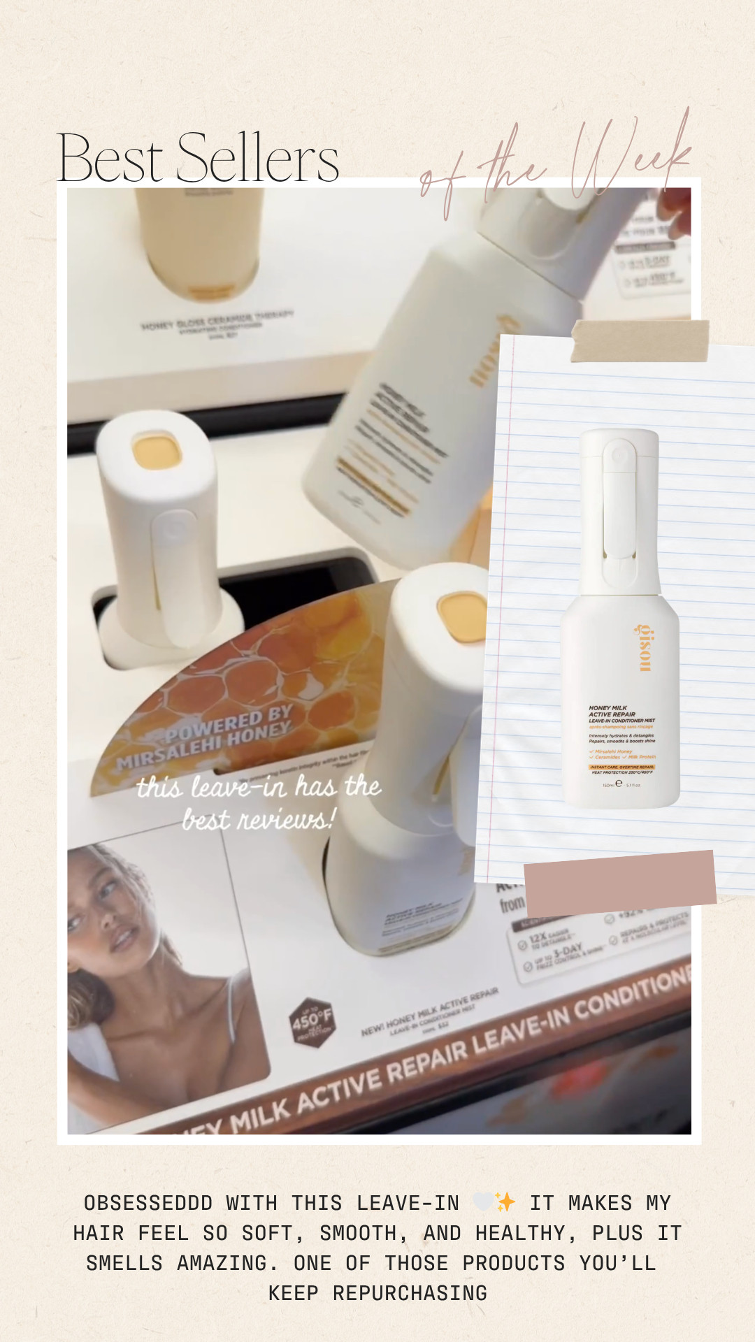 Obsesseddd with this leave-in 🤍✨ It makes my hair feel so soft, smooth, and healthy, plus it smells amazing. One of those products you’ll keep buying! 

 #LTKootd #LTKPetite