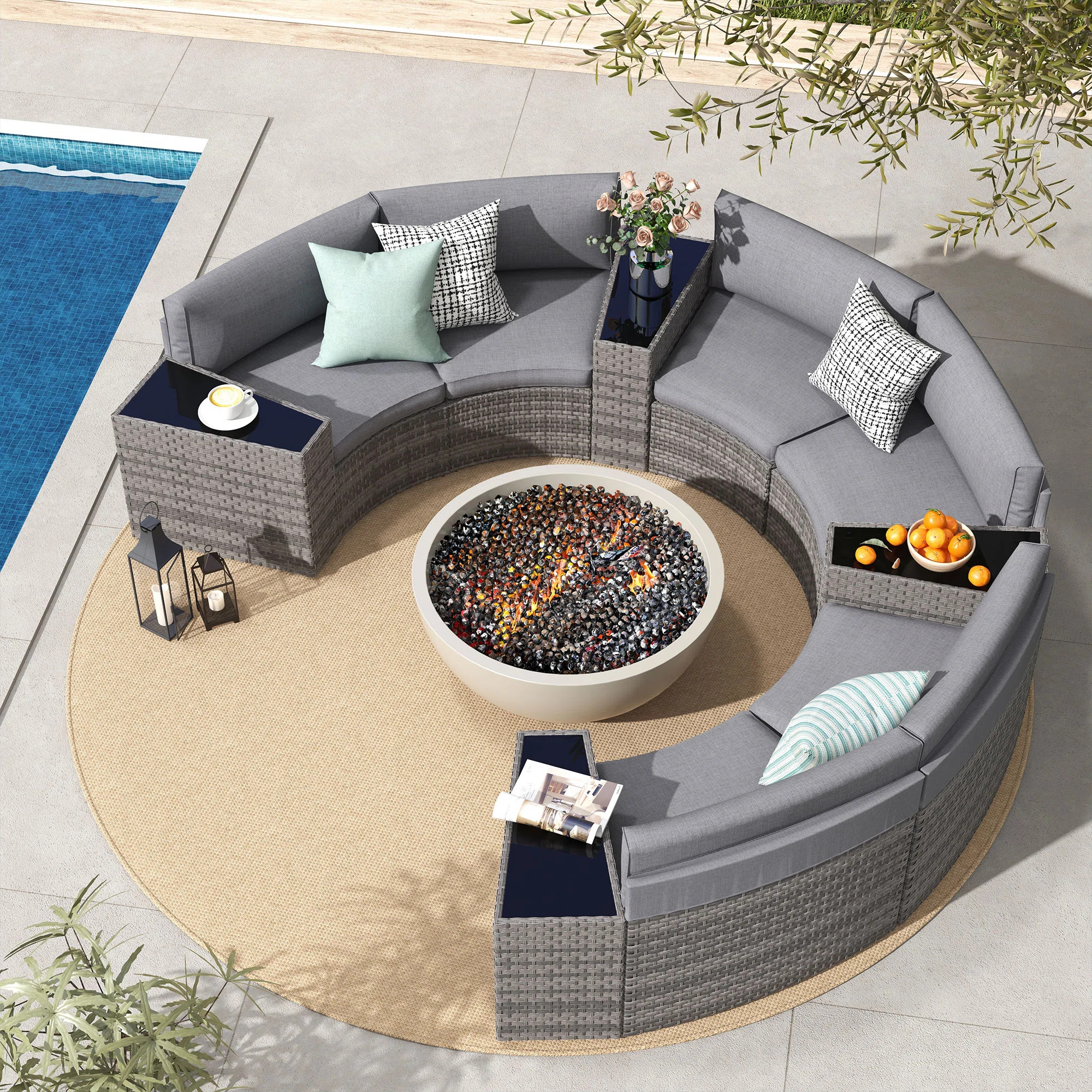 6 - Person Seating Group With Cushions | Wayfair North America