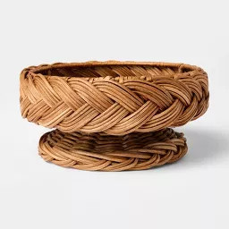 Braided Woven Rattan Wine Coaster - Threshold\u2122 designed with Studio McGee | Target