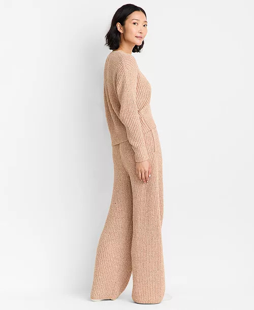 State of Day Women's Chenille Sweater & Pant Set, XS-3X, Macy's Exclusive - Macy's | Macy's