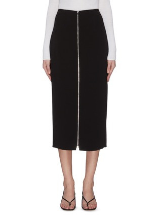 THEORY | Zip midi skirt | Women | Lane Crawford - Shop Designer Brands Online | Lane Crawford (Global)