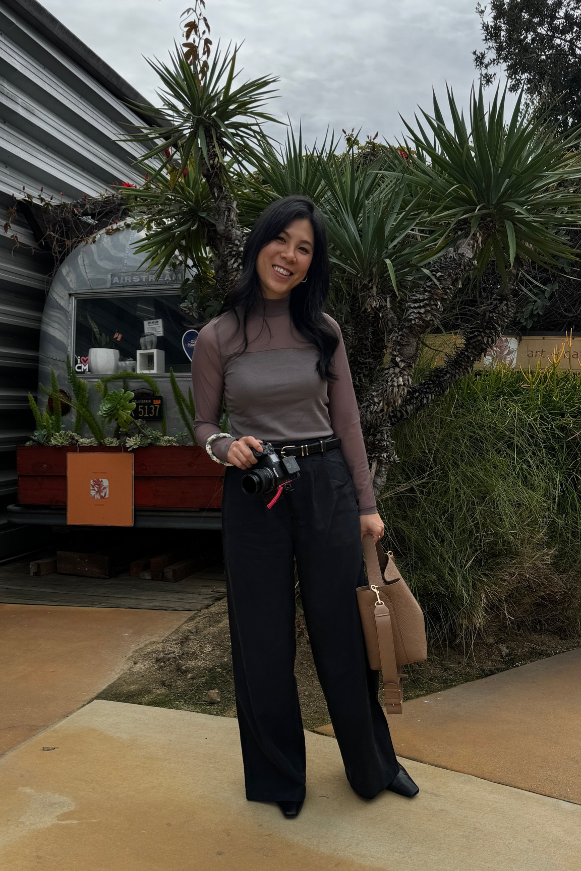 Love this mesh top with my wide leg pants. Business casual but make it fun’ 

#LTKSpringSale #LTKworkwear #LTKover40